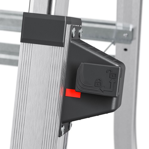 Hailo TL100 TopLine Alu Teleskop Stehleiter 5 Stufen